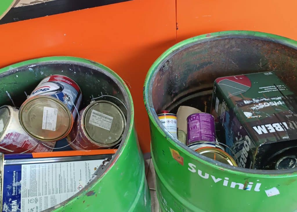 Suvinil e Yattó já coletaram mais de 44 toneladas de latas de tintas e resíduos 1 Yattó - Economia Circular